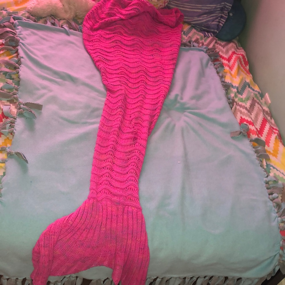 mermaid tail blanket